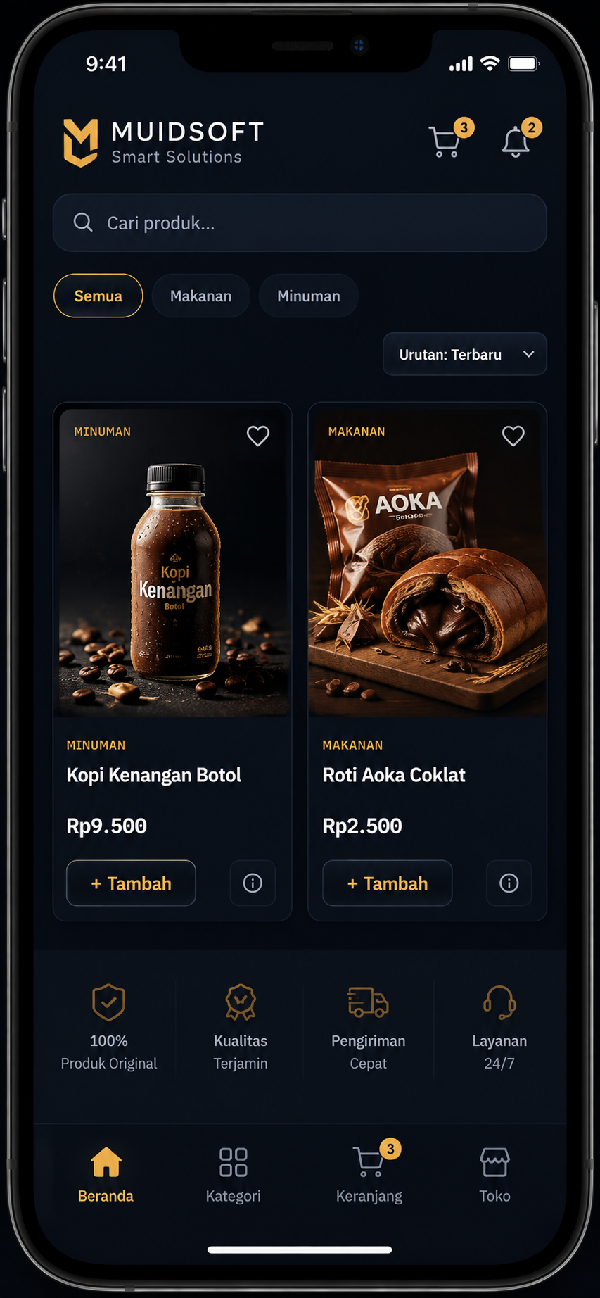 Etalase — Platform Toko Online Mobile Screenshot